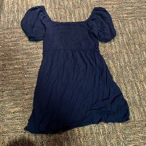 Navy blue mini dress